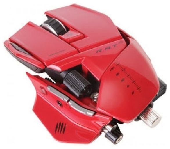 Mad Catz R.A.T.9 Wireless Gaming Mouse Gloss Red USB