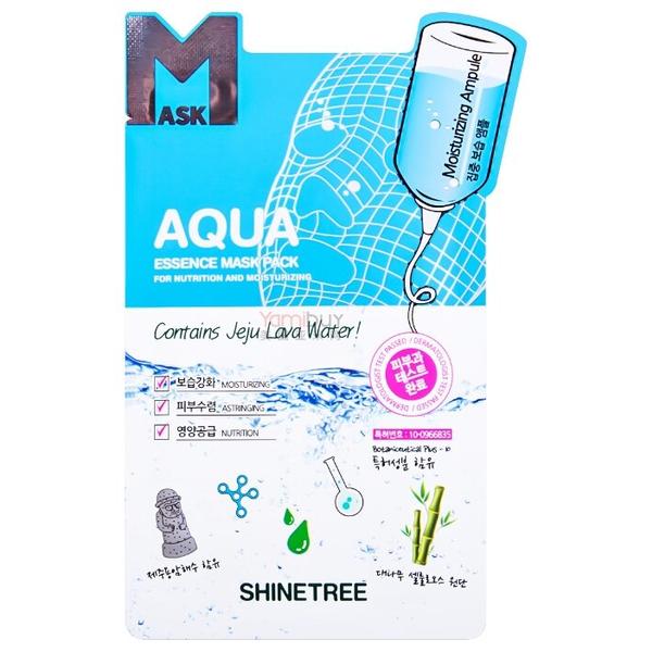Shinetree Тканевая маска с экстрактом гиалуроната натрия Moisturizing Ampule Aqua