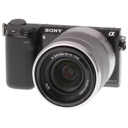 Sony Alpha NEX-5RKB Kit (black 16.1Mpix 18-55mm 3 1080p SDHC MS Pro Duo CMOS 1x0 IS el 24minFTouLCD, HDMI WiFi Ком-т с объективом NP-FW50)