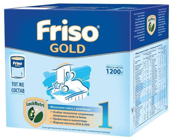 Friso Frisolaс Gold 1 (с 0 до 6 месяцев) 1200 г