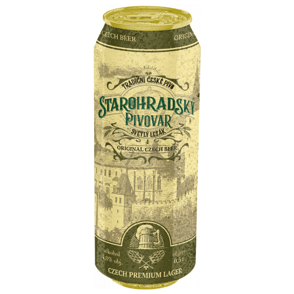 Пиво светлое Starohradsky Pivovar Svetly Lezak 0.5 л