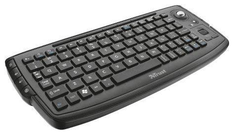 Trust Compact Wireless Entertainment Keyboard Black USB