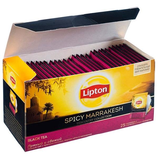 Чай черный Lipton Spicy Marrakesh в пакетиках