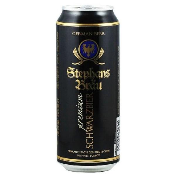 Пиво темное Stephans Brau Schwarzbier 0,5 л