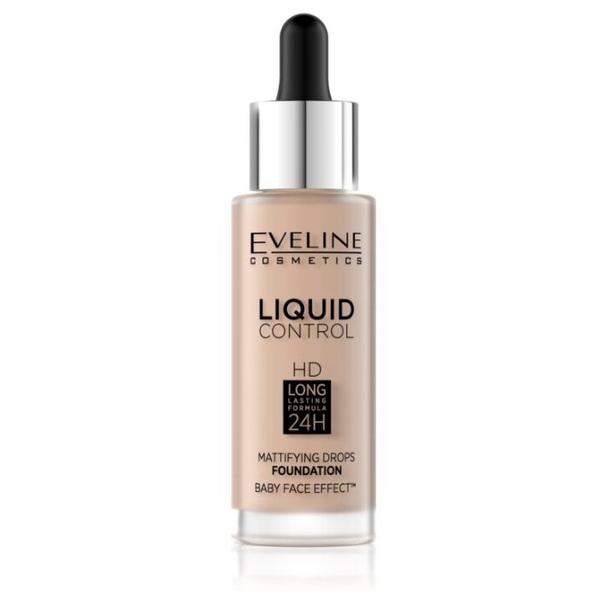 Eveline Cosmetics Тональный флюид Liquid Control HD Mattifying Drops, 32 мл