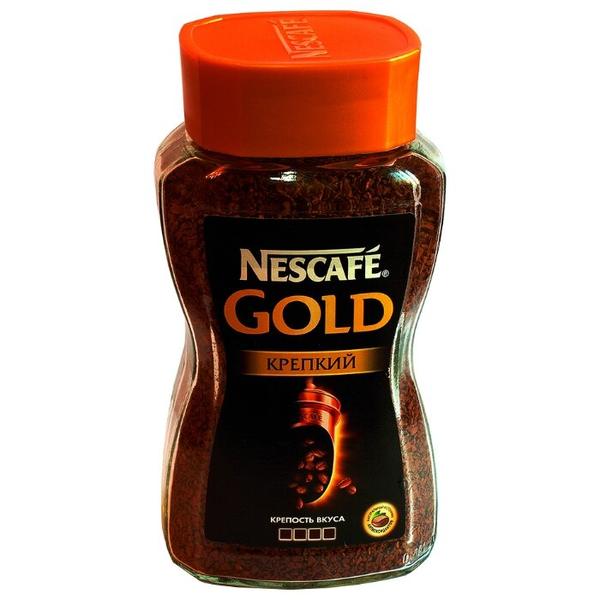 Кофе растворимый Nescafe Gold Крепкий сублимированный