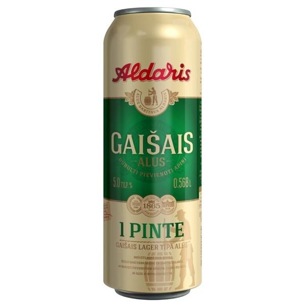 Пиво светлое Aldaris Gaisais 0.568 л