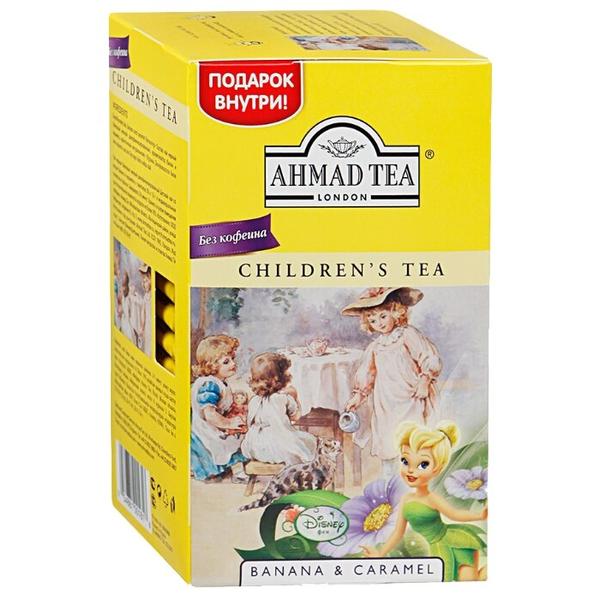 Чай черный Ahmad tea Children's tea banana&caramel без кофеина в пакетиках
