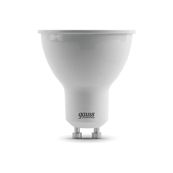 Лампа светодиодная gauss 13626, GU10, MR16, 5.5Вт