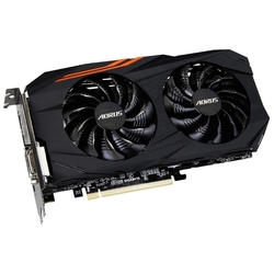 GIGABYTE Radeon RX 580 1380Mhz PCI-E 3.0 4096Mb 7000Mhz 256 bit DVI HDMI HDCP Aorus RTL