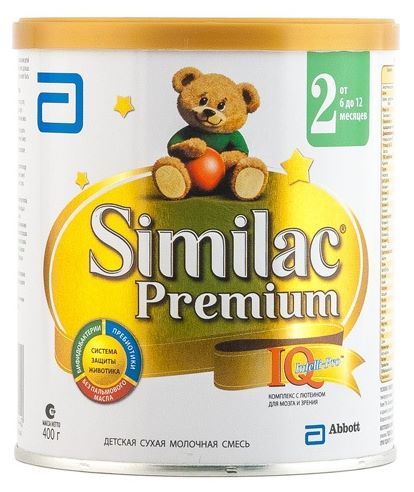 Similac (Abbott) Premium 2 (от 6 до 12 месяцев) 400 г