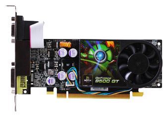 XFX GeForce 9500 GT 550Mhz PCI-E 2.0 512Mb 800Mhz 128 bit DVI TV HDCP YPrPb