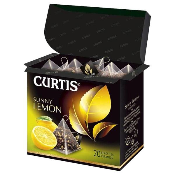 Чай черный Curtis Sunny Lemon в пирамидках