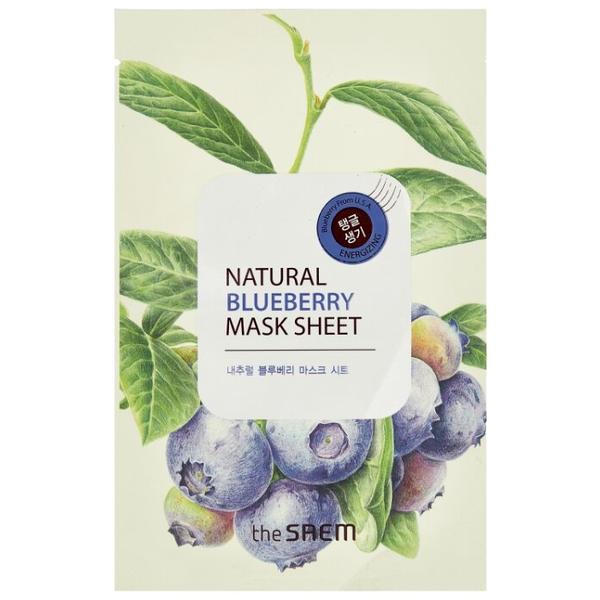The Saem тканевая маска Natural Blueberry