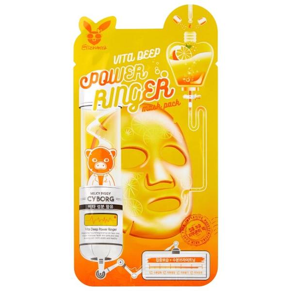 Elizavecca Тканевая маска Vita Deep Power Ringer Mask Pack