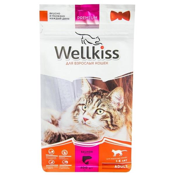 Корм для кошек Wellkiss Лосось для кошек пакет