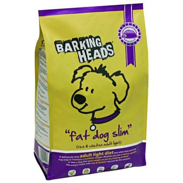 Корм для собак Barking Heads Для собак с избыточным весом или чувствительным пищеварением с курицей и рисом Худеющий толстячок