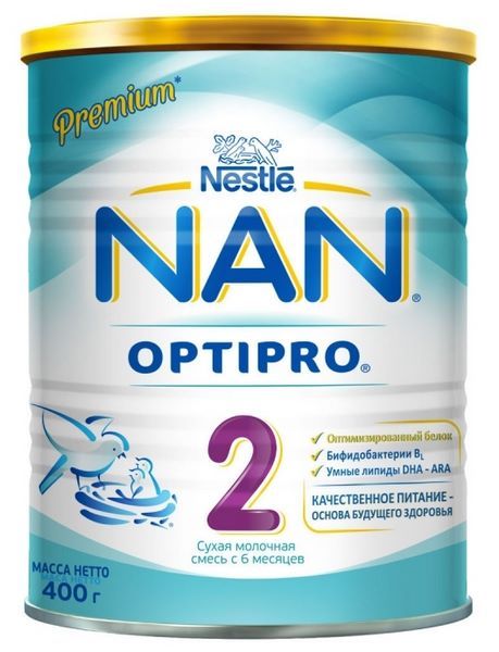 NAN (Nestlé) 2 Optipro (с 6 месяцев) 400 г