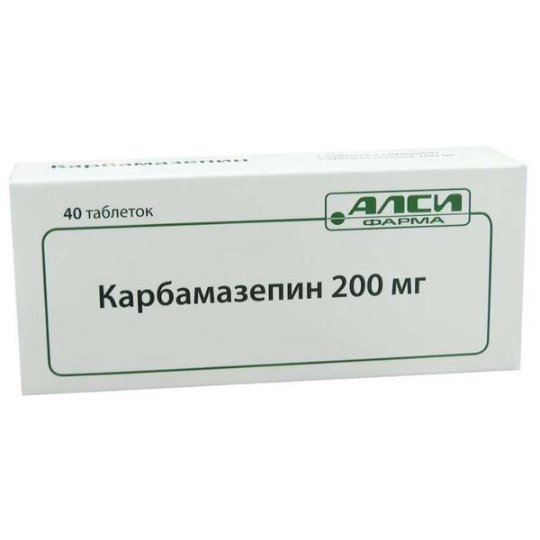 Карбамазепин таб. 200 мг №40