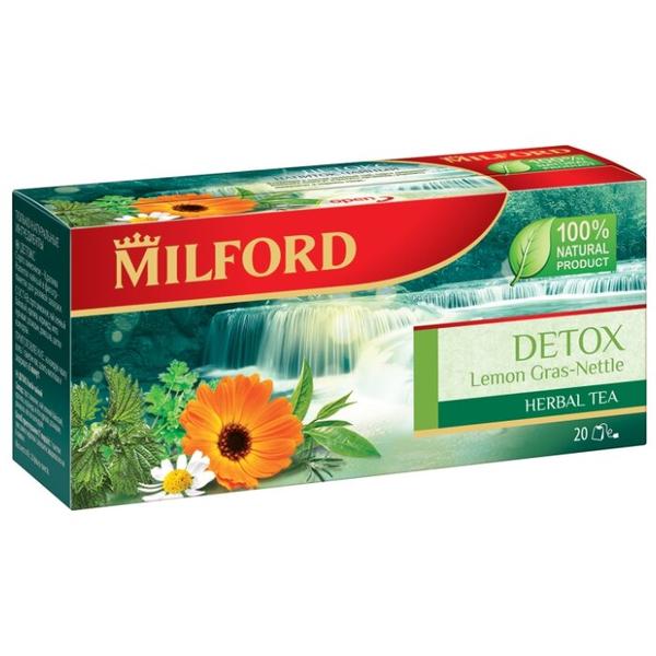 Чайный напиток травяной Milford Detox в пакетиках