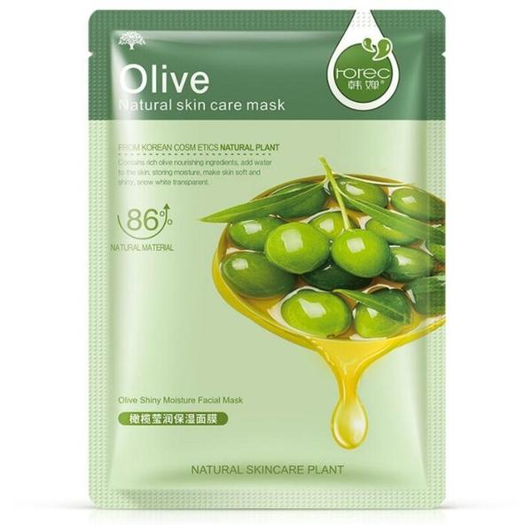 Rorec Питательная ткневая маска с маслом оливы