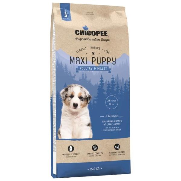 Корм для собак Chicopee Classic Nature Line Maxi Puppy Poultry and Millet