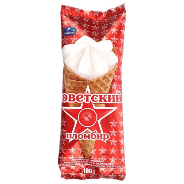 Мороженое Славица Советский пломбир 100 г