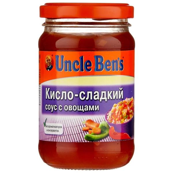Соус Uncle Ben's Кисло-сладкий с овощами, 210 г
