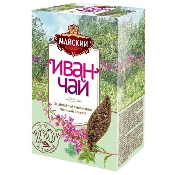 Чай зеленый Майский Иван-чай с мелиссой и мятой