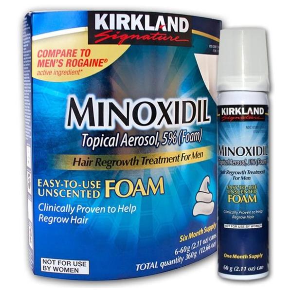 Kirkland Пена от выпадения волос Minoxidil 5%