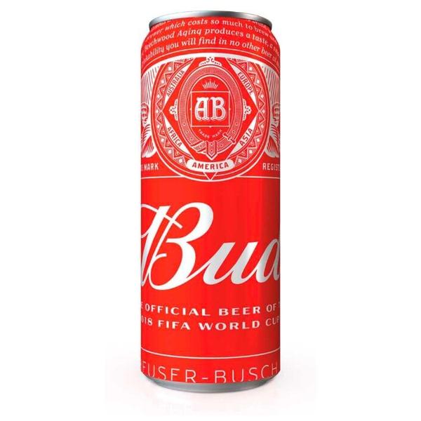 Пиво светлое Bud 0.45 л х 6 шт