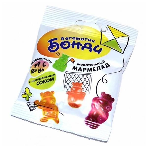 Мармелад Бонди жевательный, с соком ягод и фруктов ассорти 70 г