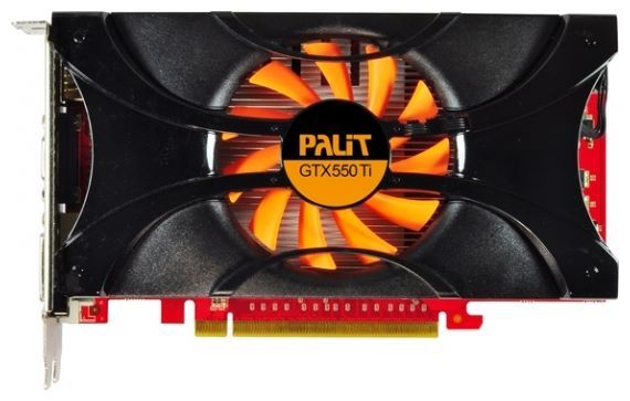 Palit GeForce GTX 550 Ti 900Mhz PCI-E 2.0 1024Mb 4100Mhz 192 bit DVI HDMI HDCP