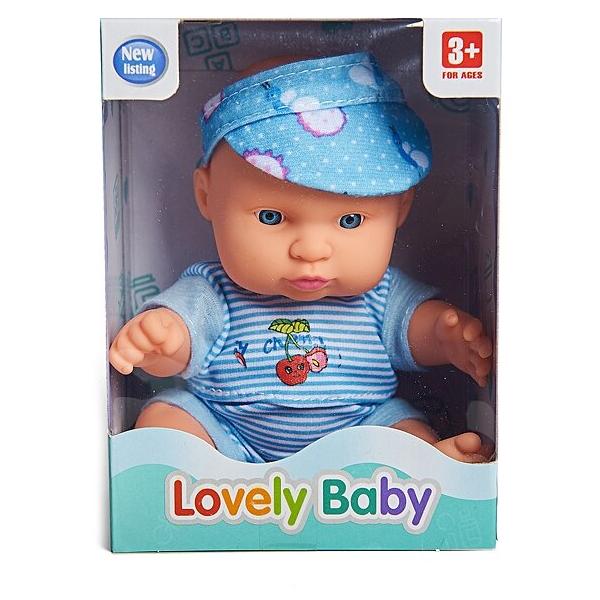 Пупс Lovely baby в козырьке, 18.5 см, XM631/1