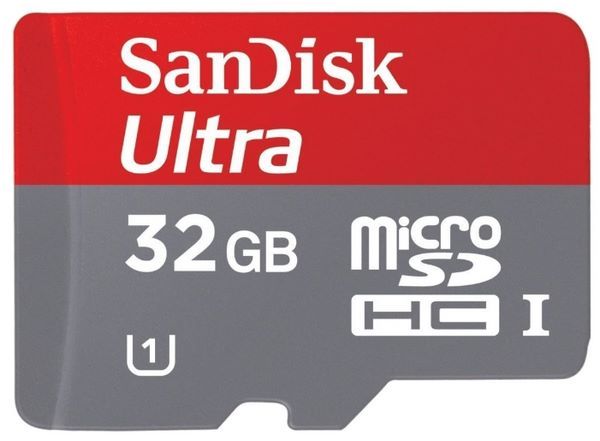 SanDisk Ultra microSDHC Class 10 UHS Class 1 30MB/s + SD adapter
