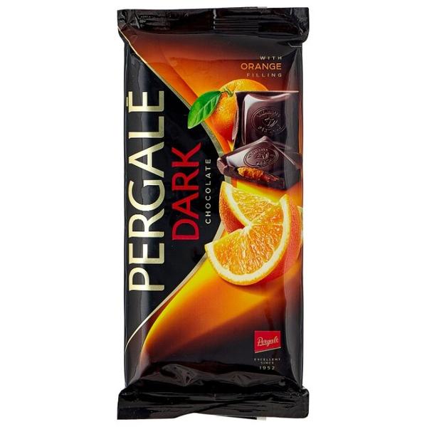 Шоколад Pergale темный с апельсиновой начинкой 50% какао