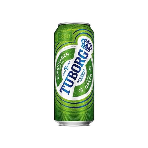 Пиво светлое Tuborg Green 0.45 л