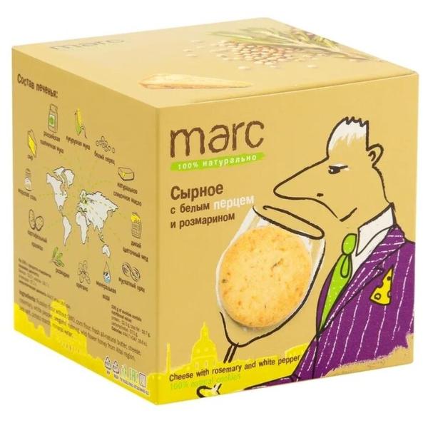 Печенье Marc 100% натурально Сырное с белым перцем и розмарином, 50 г