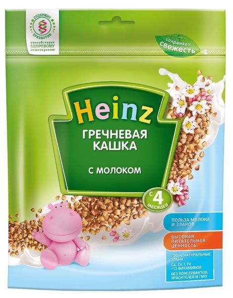 Heinz Молочная гречневая (с 4 месяцев) 250 г