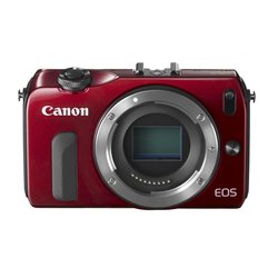 Canon EOS M Kit (red 18Mpx 18-55 3 1080p SD Li-Ion, Набор с объективом)