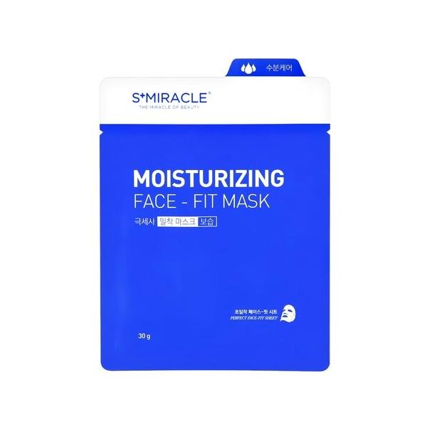 LS Cosmetic тканевая маска S+miracle Moisturizing Face-Fit увлажняющая