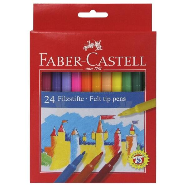 Faber-Castell Набор фломастеров Замок, 24 шт. (554224)