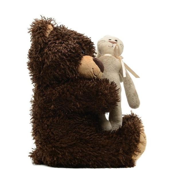 Мягкая игрушка Fancy Медвежонок Чиба с зайцем 28 см