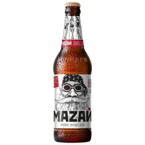 Пиво светлое Маzай 0.5 л