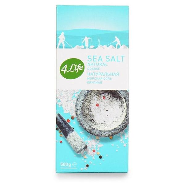 4Life Соль морская белая крупный помол, 500 г