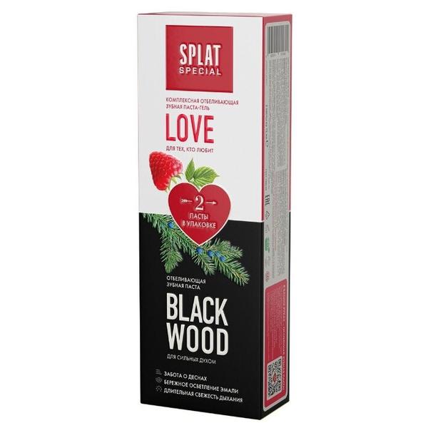 Набор зубных паст SPLAT Love & Blackwood, 2 шт по 75 мл