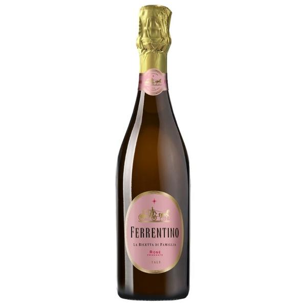 Винный напиток Ferrentino Rose розовый сладкий, 0.75 л