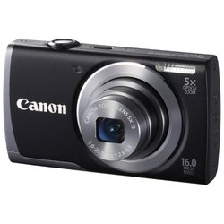 Canon PowerShot A3500 IS (black 16Mpix Zoom5x 3 720p SDHC CCD IS el TouLCD WiFi NB-11L)