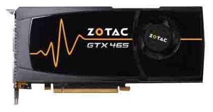 ZOTAC GeForce GTX 465 607Mhz PCI-E 2.0 1024Mb 3206Mhz 256 bit 2xDVI Mini-HDMI HDCP
