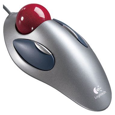 Logitech Trackball Marble Mouse Silver USB+PS/2